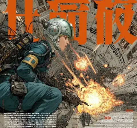 悬疑题材漫画中主角在昏暗房间里思考