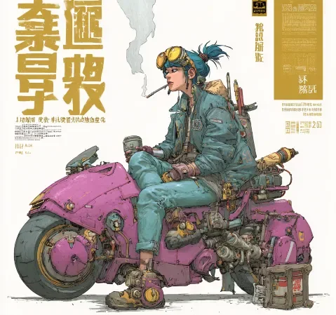 恋爱漫画中两人并肩坐在河堤上的画面